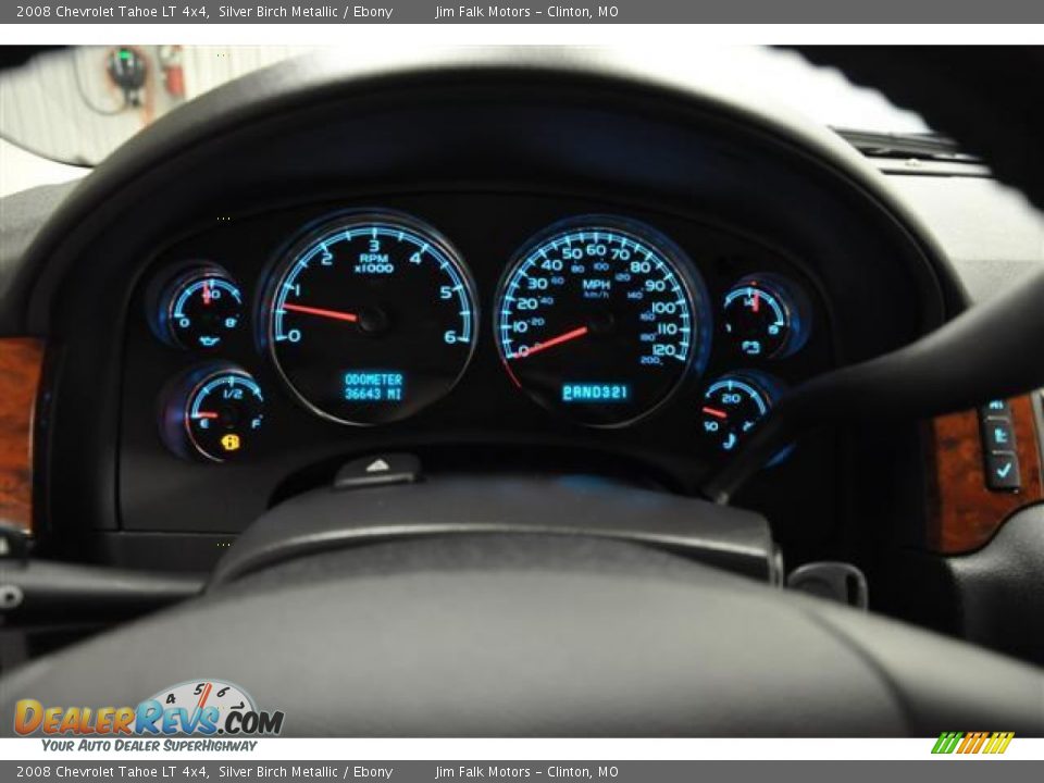 2008 Chevrolet Tahoe LT 4x4 Silver Birch Metallic / Ebony Photo #15