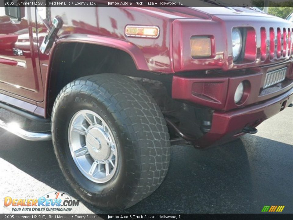 2005 Hummer H2 SUT Red Metallic / Ebony Black Photo #2