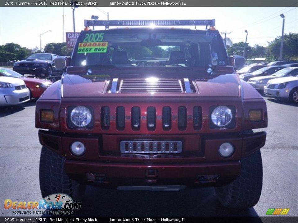 2005 Hummer H2 SUT Red Metallic / Ebony Black Photo #3