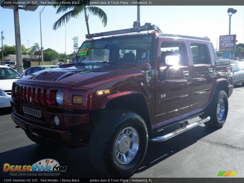 2005 Hummer H2 SUT Red Metallic / Ebony Black Photo #5