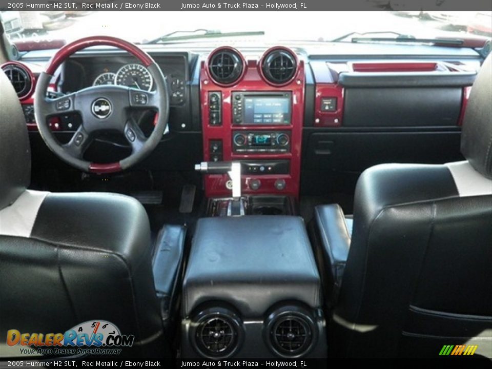 2005 Hummer H2 SUT Red Metallic / Ebony Black Photo #25