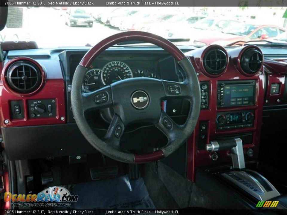 2005 Hummer H2 SUT Red Metallic / Ebony Black Photo #29