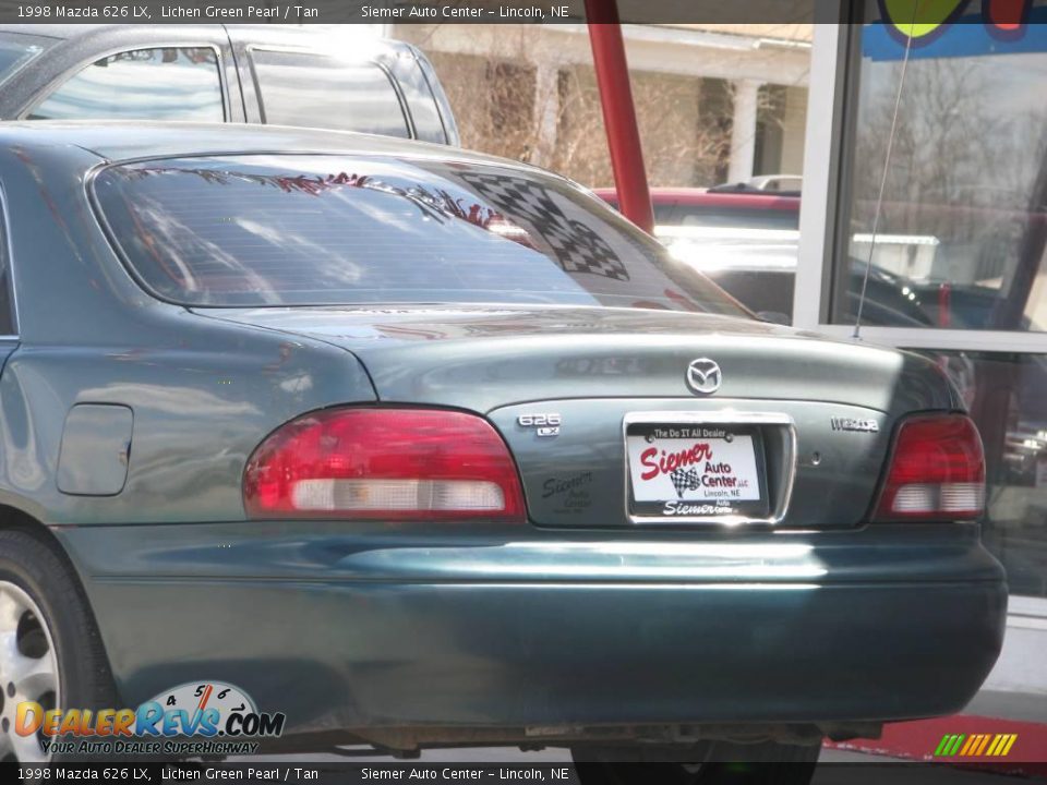 1998 Mazda 626 LX Lichen Green Pearl / Tan Photo #5