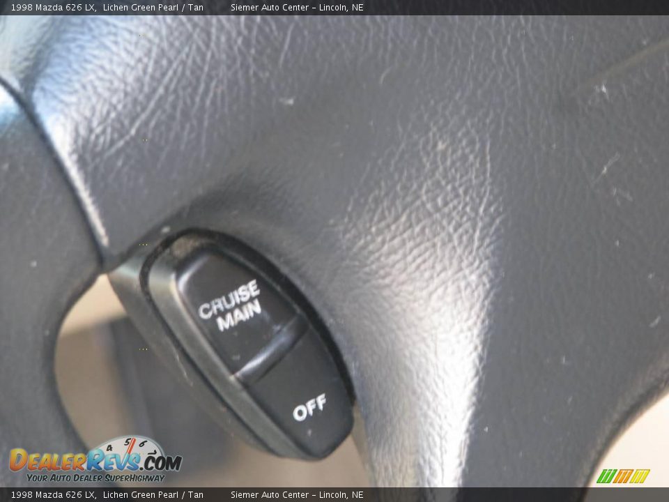 1998 Mazda 626 LX Lichen Green Pearl / Tan Photo #15
