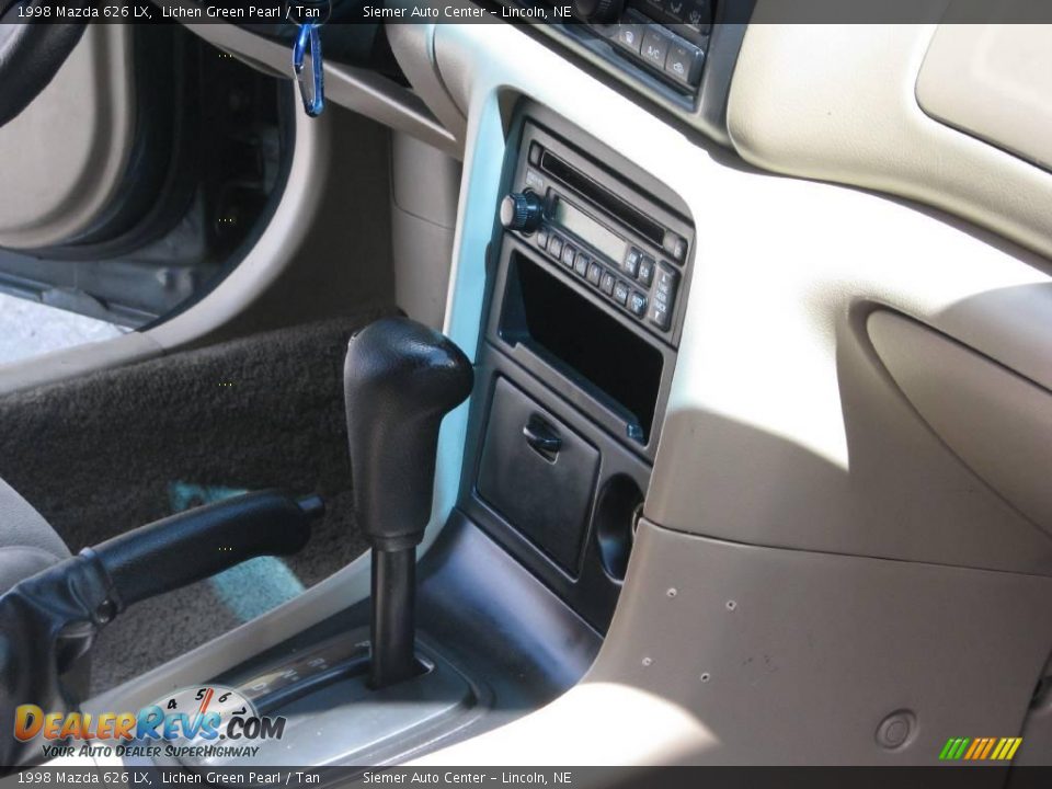 1998 Mazda 626 LX Lichen Green Pearl / Tan Photo #19