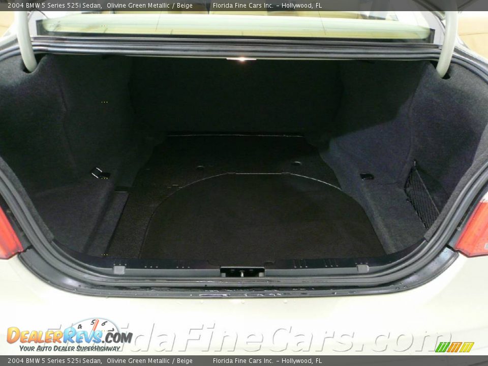 2004 BMW 5 Series 525i Sedan Olivine Green Metallic / Beige Photo #11