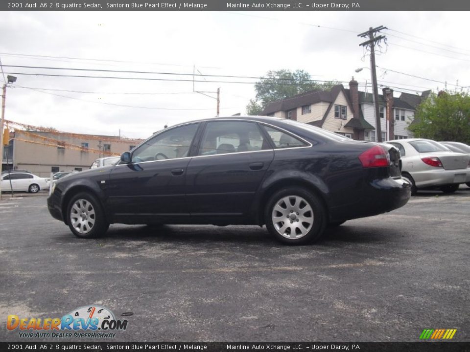 2001 Audi A6 2.8 quattro Sedan Santorin Blue Pearl Effect / Melange Photo #1
