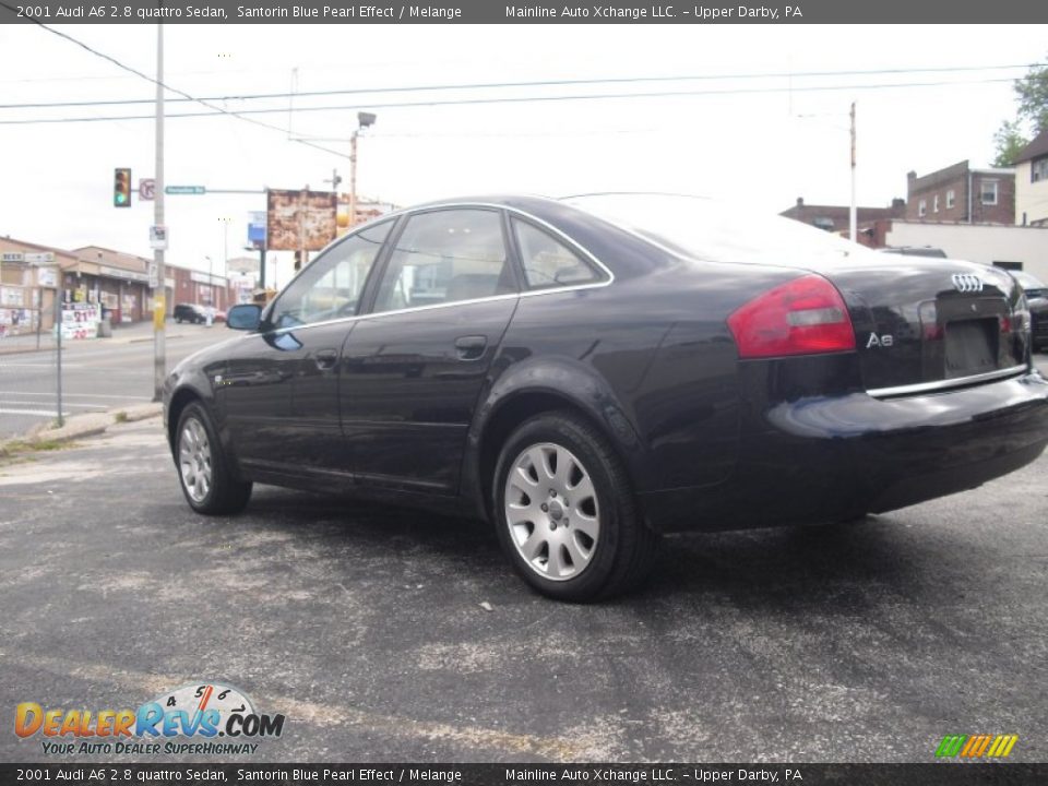 2001 Audi A6 2.8 quattro Sedan Santorin Blue Pearl Effect / Melange Photo #2