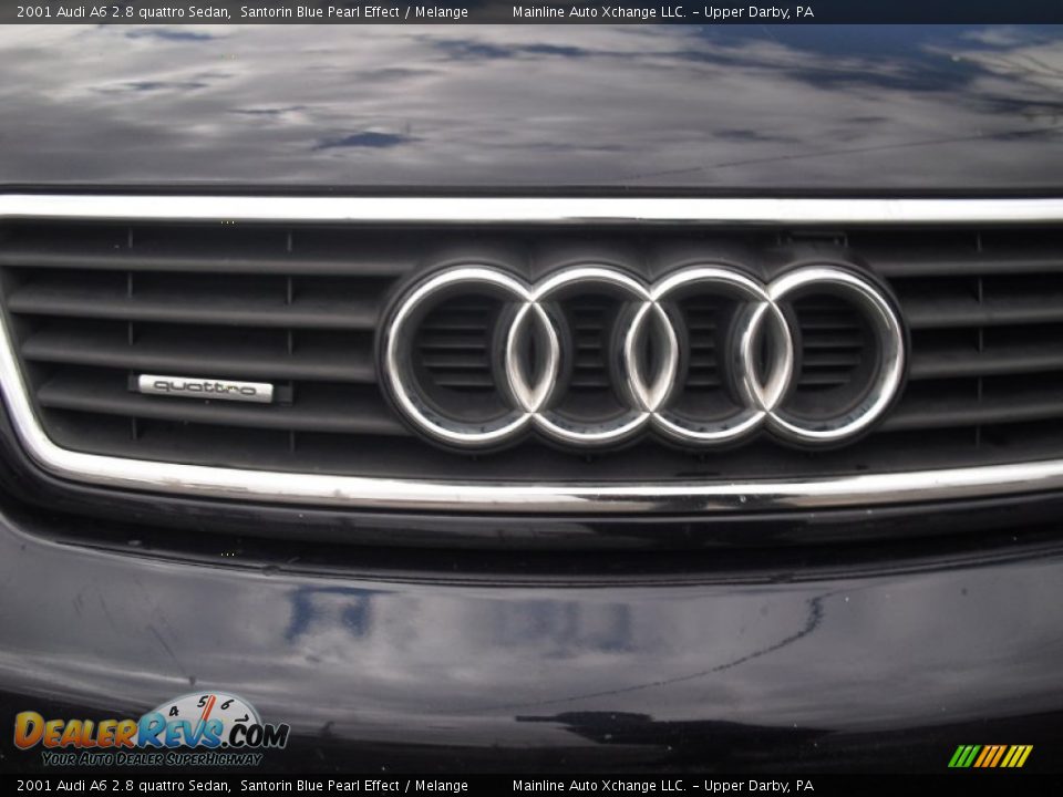2001 Audi A6 2.8 quattro Sedan Santorin Blue Pearl Effect / Melange Photo #11