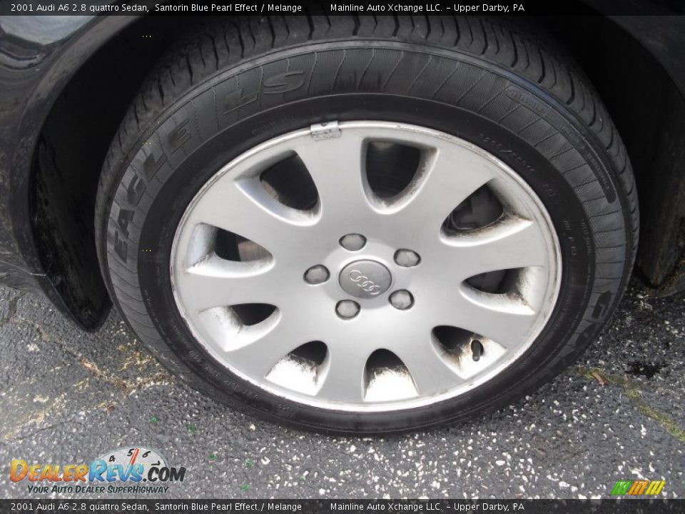 2001 Audi A6 2.8 quattro Sedan Santorin Blue Pearl Effect / Melange Photo #14