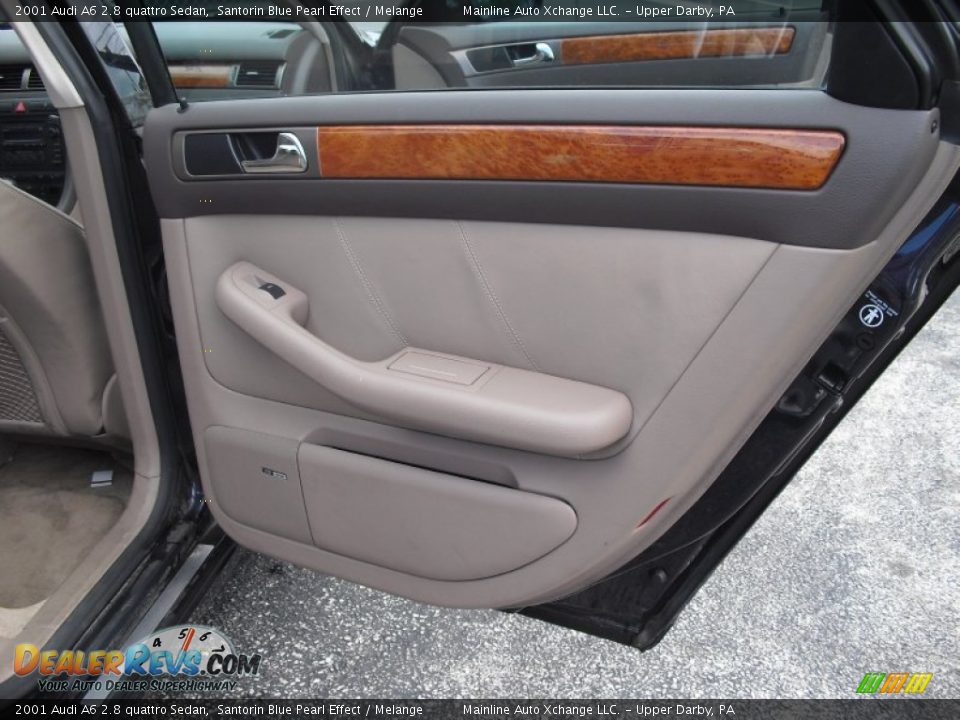 2001 Audi A6 2.8 quattro Sedan Santorin Blue Pearl Effect / Melange Photo #19