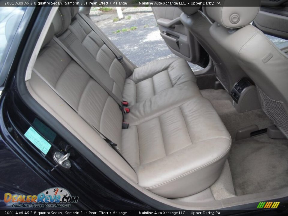2001 Audi A6 2.8 quattro Sedan Santorin Blue Pearl Effect / Melange Photo #20