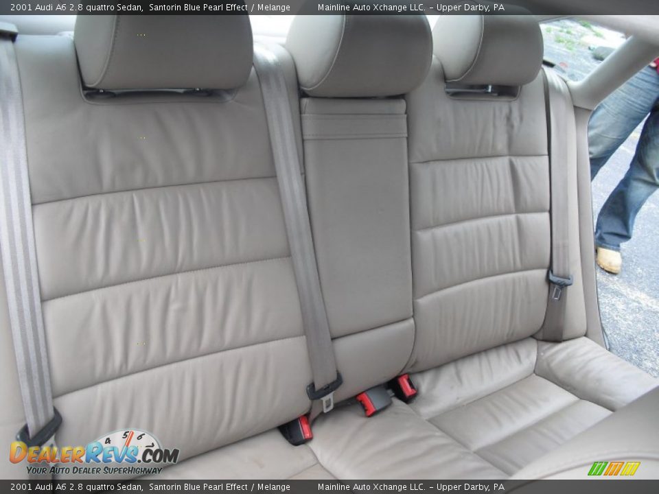 2001 Audi A6 2.8 quattro Sedan Santorin Blue Pearl Effect / Melange Photo #21