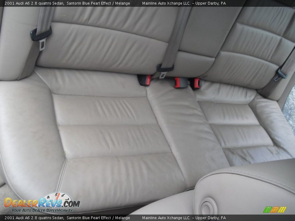 2001 Audi A6 2.8 quattro Sedan Santorin Blue Pearl Effect / Melange Photo #22