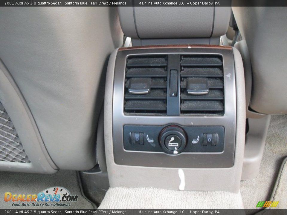 2001 Audi A6 2.8 quattro Sedan Santorin Blue Pearl Effect / Melange Photo #25