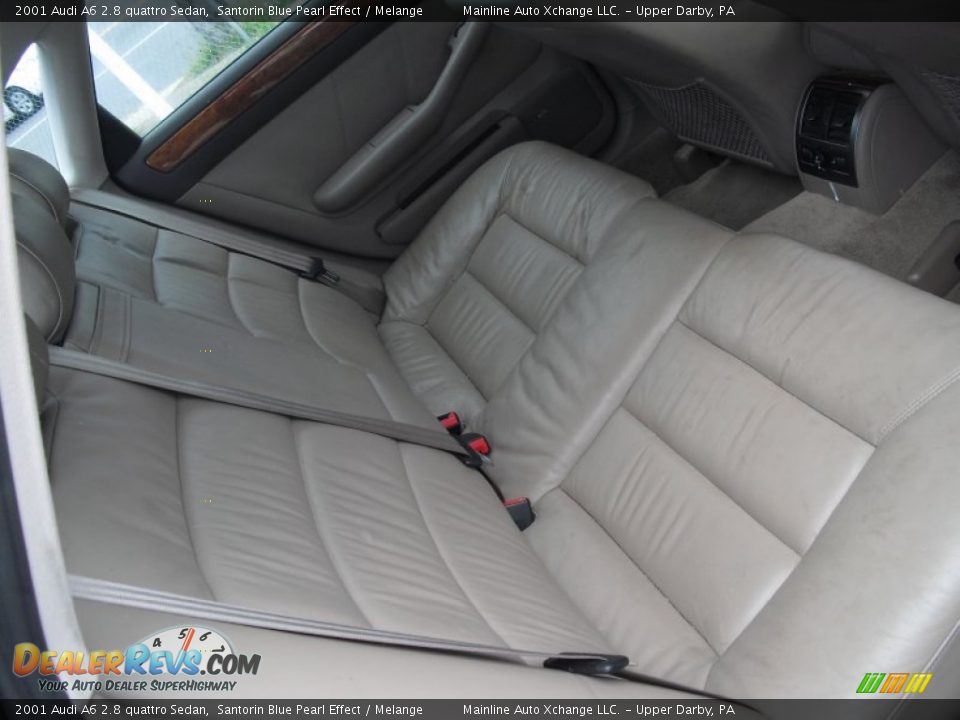 2001 Audi A6 2.8 quattro Sedan Santorin Blue Pearl Effect / Melange Photo #26