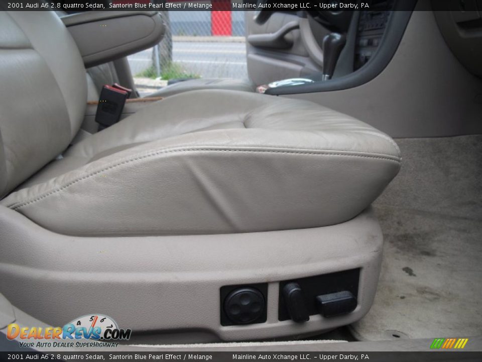 2001 Audi A6 2.8 quattro Sedan Santorin Blue Pearl Effect / Melange Photo #29