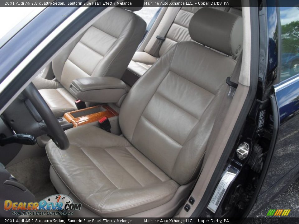 2001 Audi A6 2.8 quattro Sedan Santorin Blue Pearl Effect / Melange Photo #33