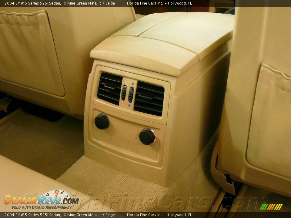 2004 BMW 5 Series 525i Sedan Olivine Green Metallic / Beige Photo #20