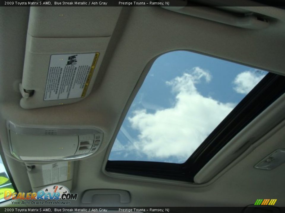 2009 Toyota Matrix S AWD Blue Streak Metallic / Ash Gray Photo #8