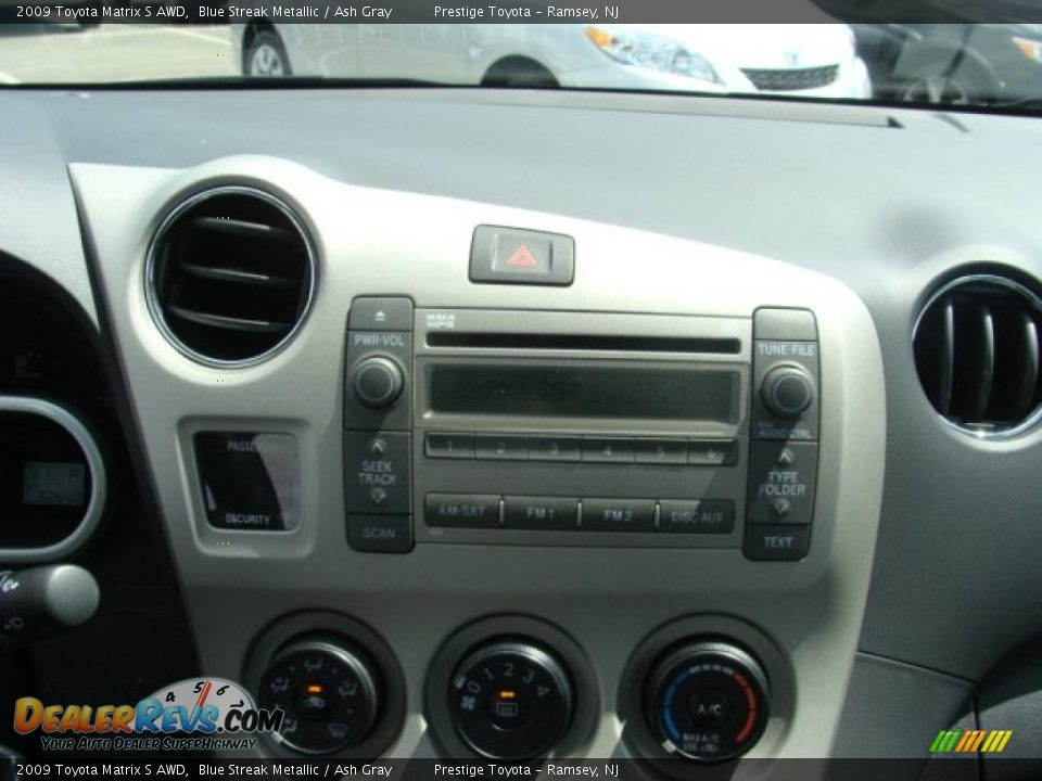 2009 Toyota Matrix S AWD Blue Streak Metallic / Ash Gray Photo #11