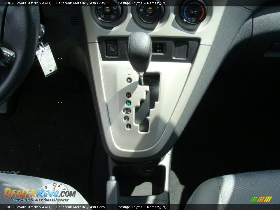 2009 Toyota Matrix S AWD Blue Streak Metallic / Ash Gray Photo #12