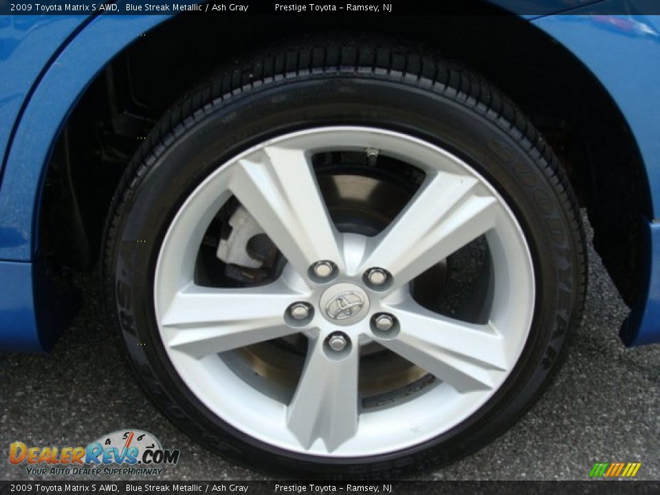 2009 Toyota Matrix S AWD Blue Streak Metallic / Ash Gray Photo #14