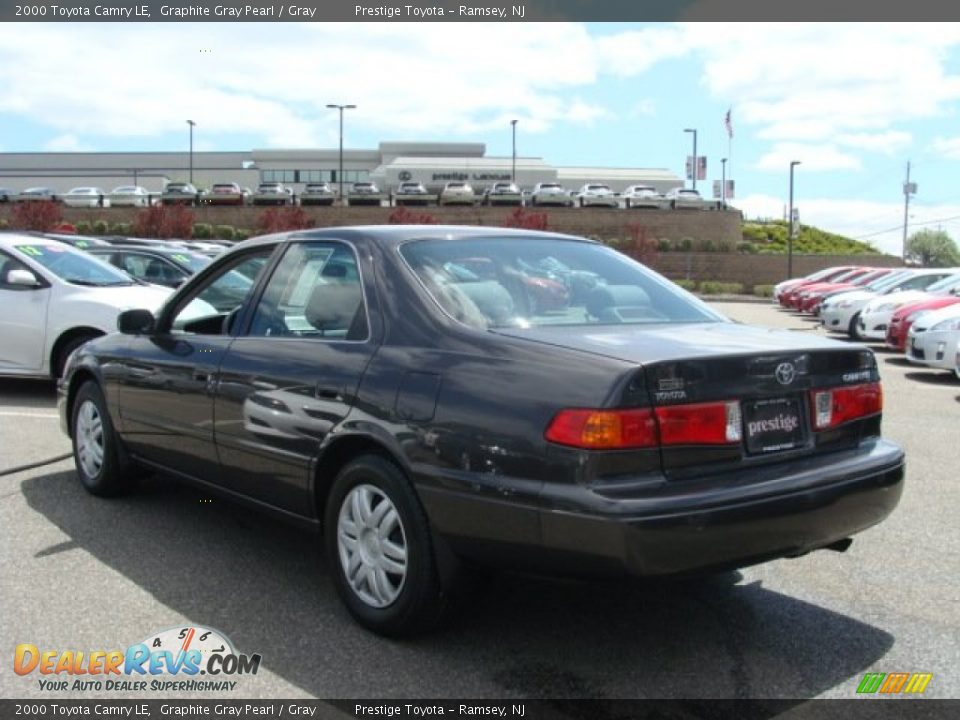2000 Toyota Camry LE Graphite Gray Pearl / Gray Photo #4