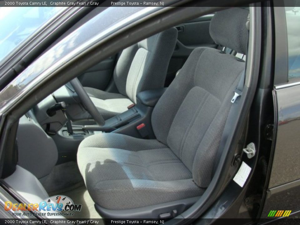 2000 Toyota Camry LE Graphite Gray Pearl / Gray Photo #8