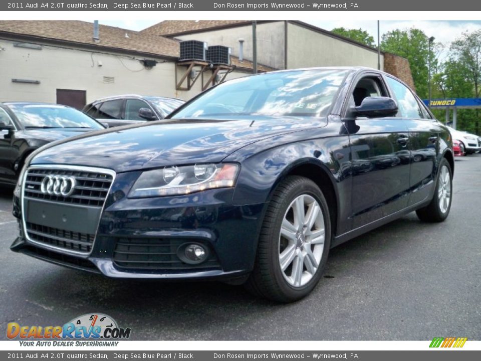 2011 Audi A4 2.0T quattro Sedan Deep Sea Blue Pearl / Black Photo #2