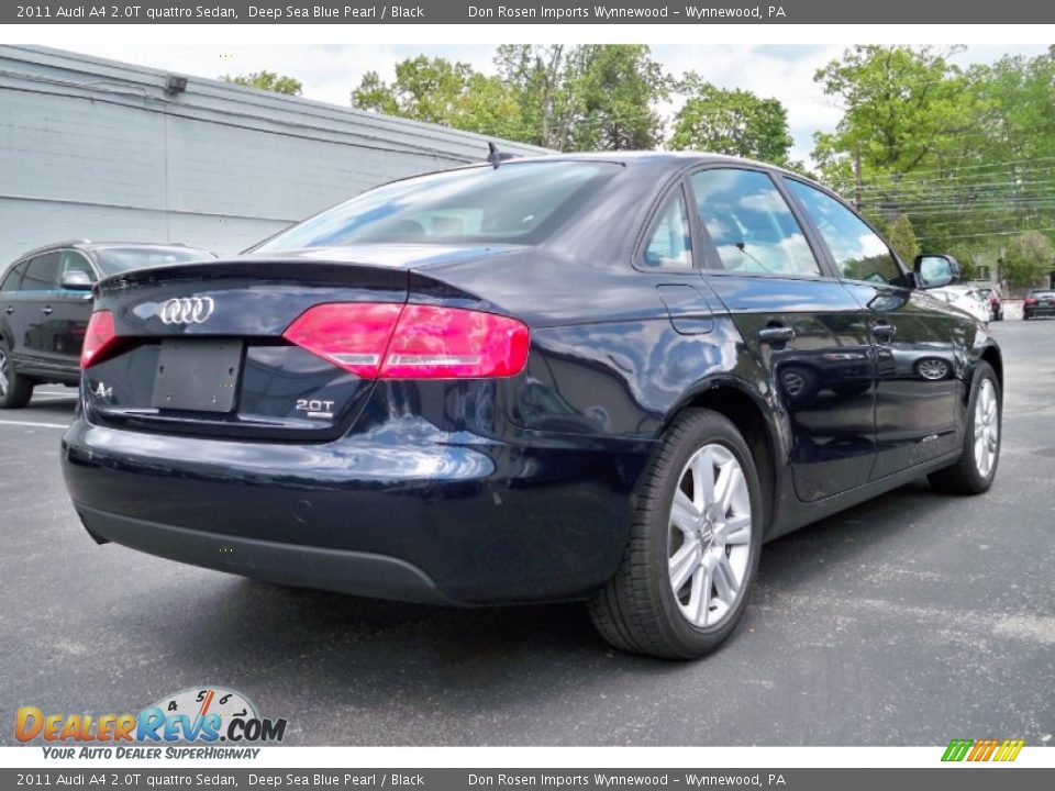 2011 Audi A4 2.0T quattro Sedan Deep Sea Blue Pearl / Black Photo #5