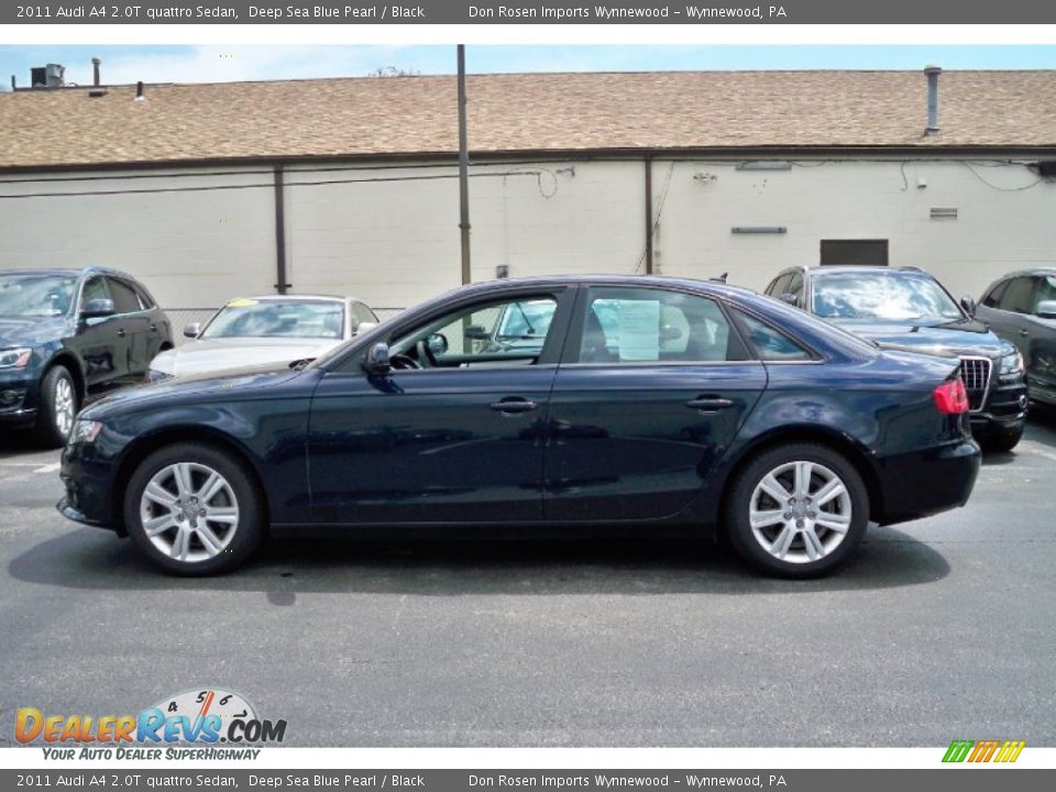 2011 Audi A4 2.0T quattro Sedan Deep Sea Blue Pearl / Black Photo #8