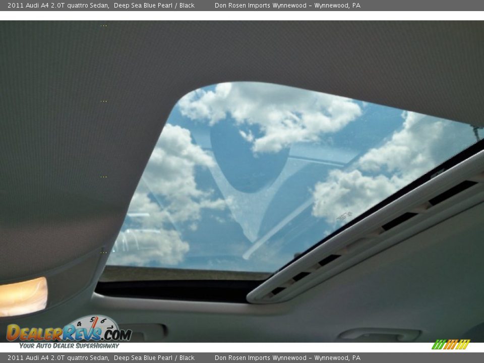 2011 Audi A4 2.0T quattro Sedan Deep Sea Blue Pearl / Black Photo #15