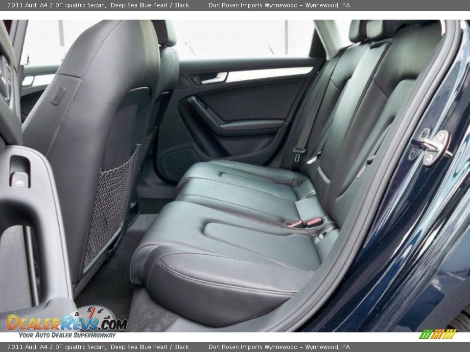 2011 Audi A4 2.0T quattro Sedan Deep Sea Blue Pearl / Black Photo #23