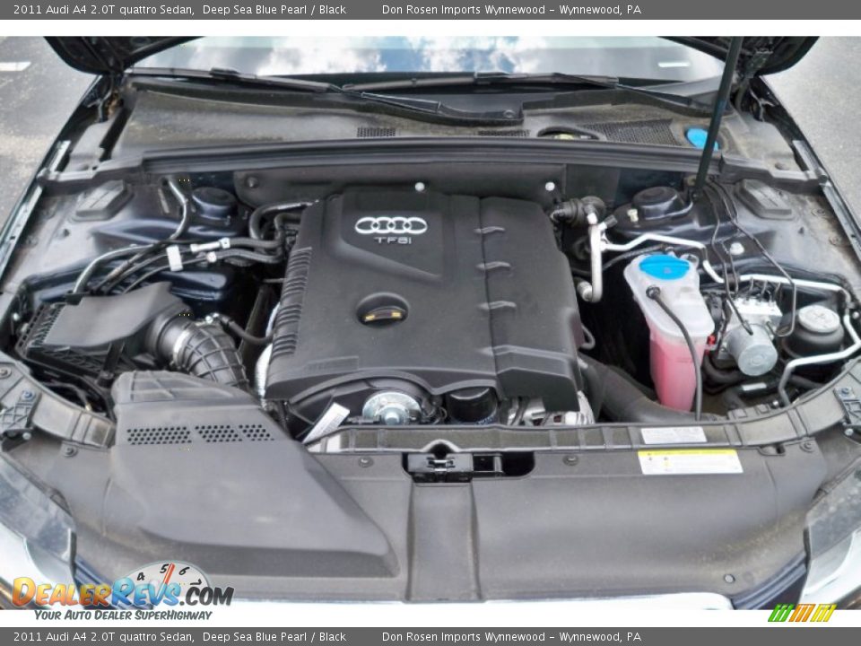 2011 Audi A4 2.0T quattro Sedan Deep Sea Blue Pearl / Black Photo #26