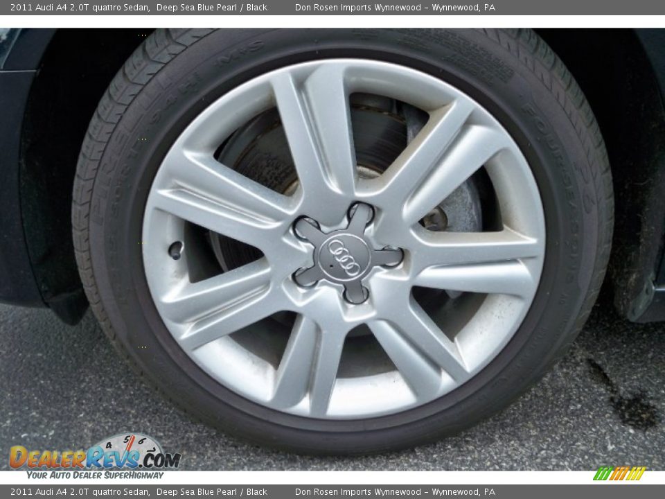 2011 Audi A4 2.0T quattro Sedan Deep Sea Blue Pearl / Black Photo #27