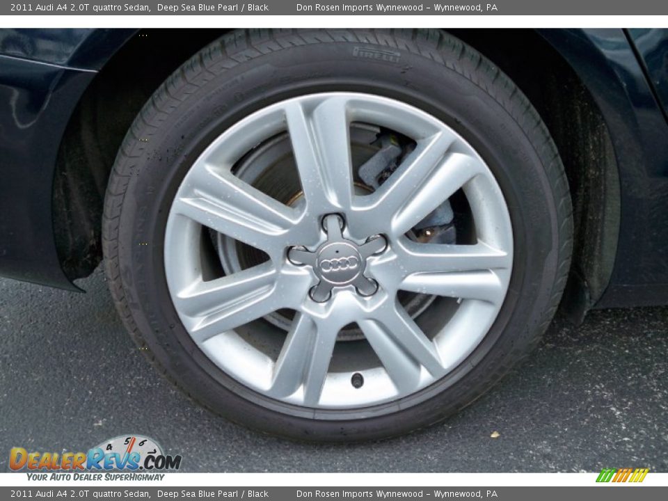 2011 Audi A4 2.0T quattro Sedan Deep Sea Blue Pearl / Black Photo #29