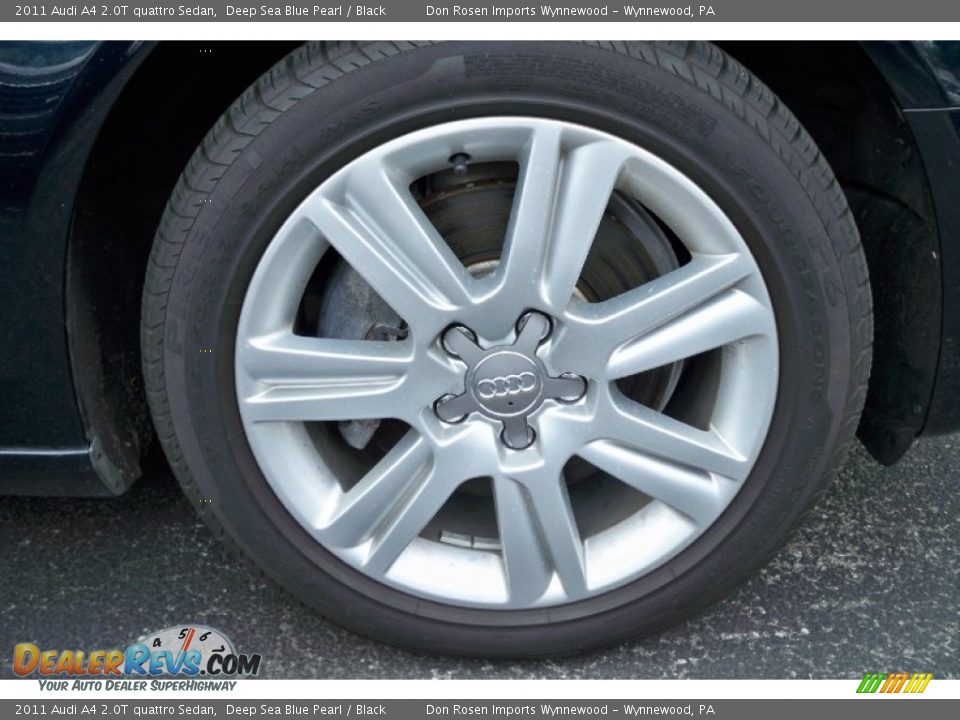 2011 Audi A4 2.0T quattro Sedan Deep Sea Blue Pearl / Black Photo #30