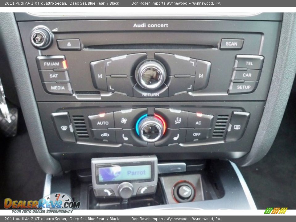 2011 Audi A4 2.0T quattro Sedan Deep Sea Blue Pearl / Black Photo #33