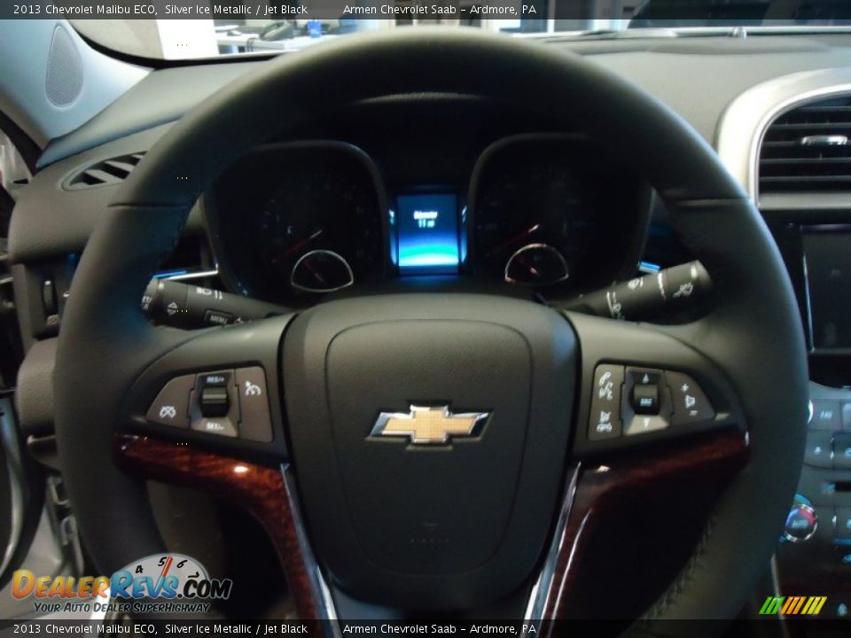 2013 Chevrolet Malibu ECO Silver Ice Metallic / Jet Black Photo #14