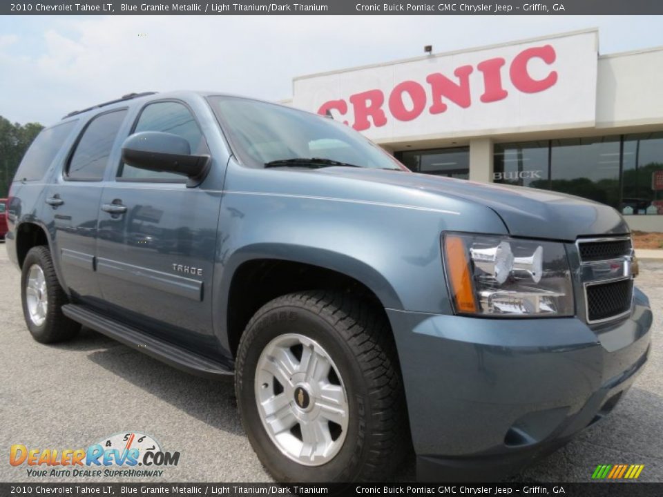 2010 Chevrolet Tahoe LT Blue Granite Metallic / Light Titanium/Dark Titanium Photo #1