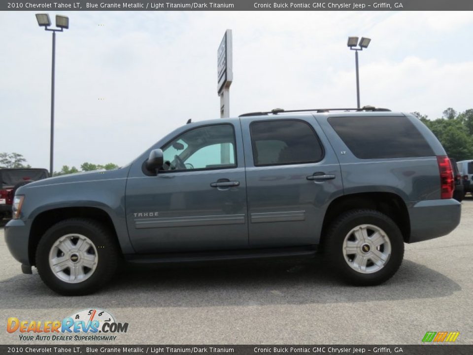 2010 Chevrolet Tahoe LT Blue Granite Metallic / Light Titanium/Dark Titanium Photo #4