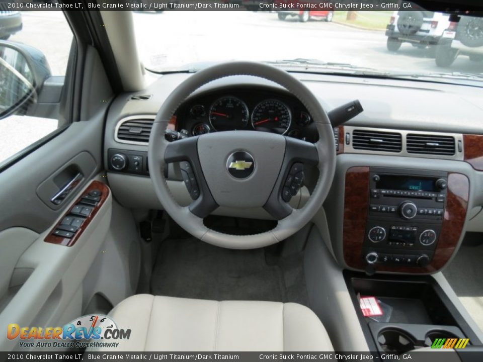 2010 Chevrolet Tahoe LT Blue Granite Metallic / Light Titanium/Dark Titanium Photo #22