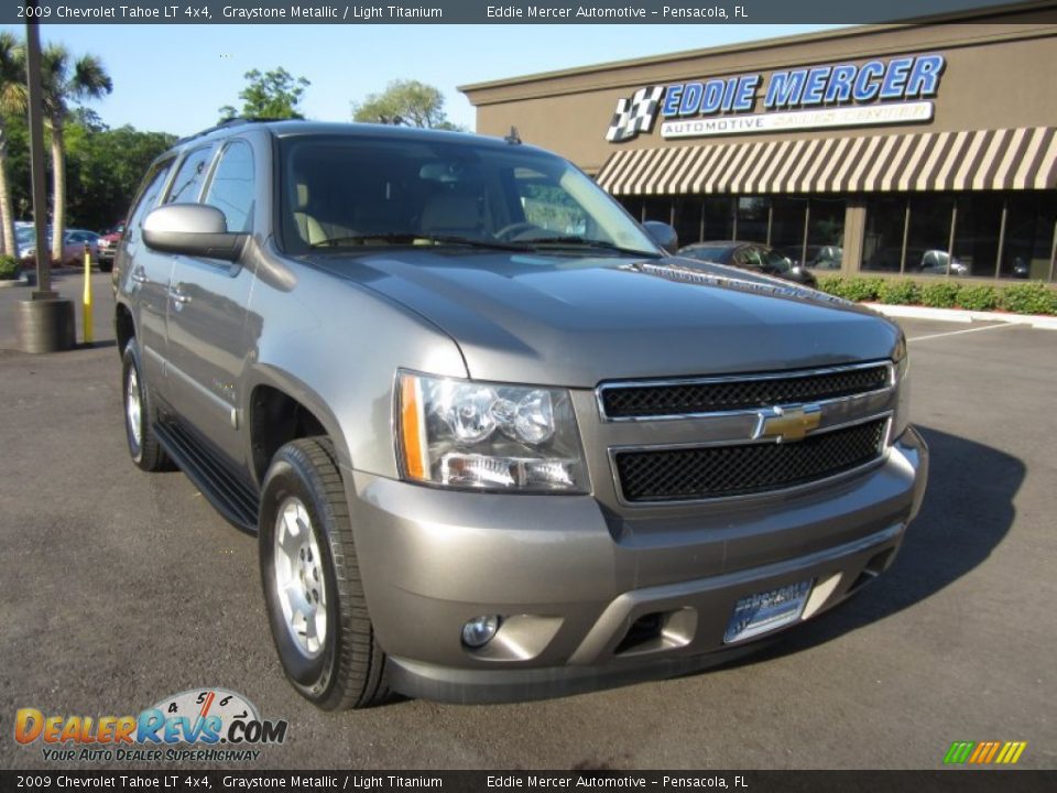 2009 Chevrolet Tahoe LT 4x4 Graystone Metallic / Light Titanium Photo #4