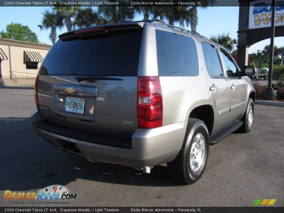 2009 Chevrolet Tahoe LT 4x4 Graystone Metallic / Light Titanium Photo #7