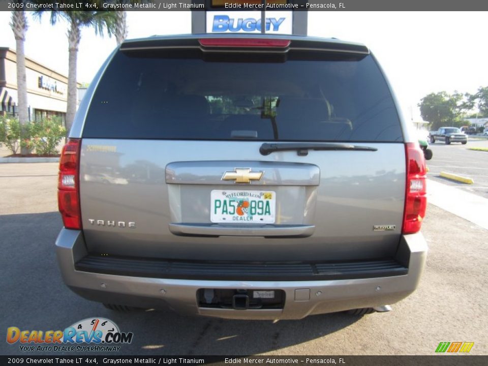 2009 Chevrolet Tahoe LT 4x4 Graystone Metallic / Light Titanium Photo #8