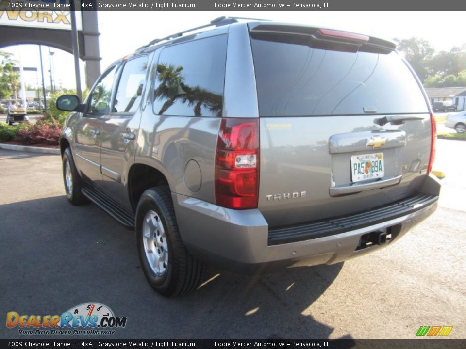 2009 Chevrolet Tahoe LT 4x4 Graystone Metallic / Light Titanium Photo #9