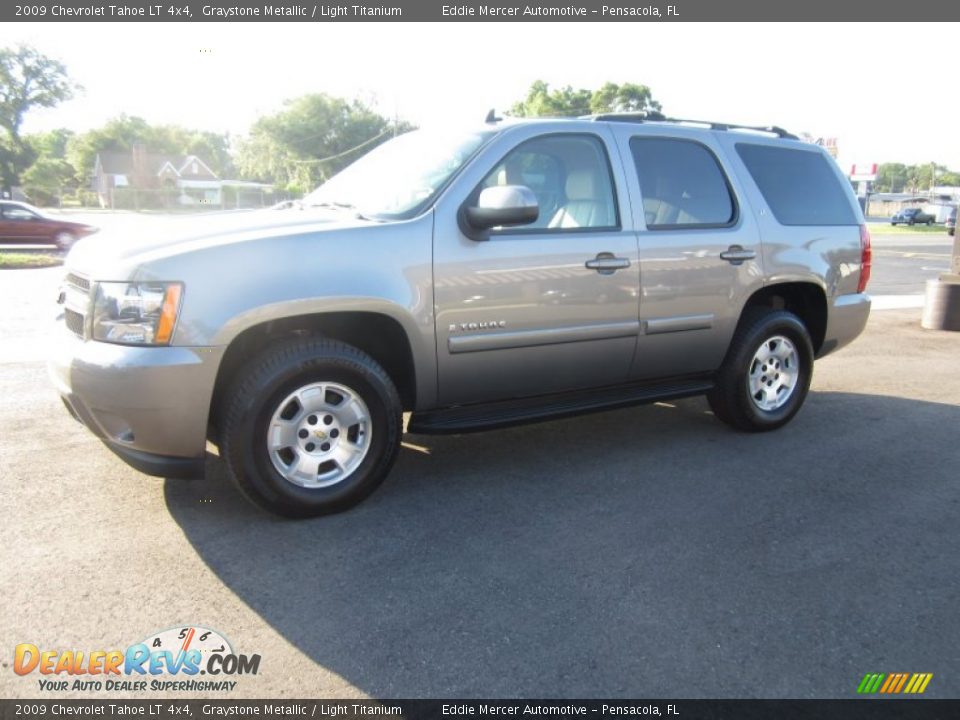 2009 Chevrolet Tahoe LT 4x4 Graystone Metallic / Light Titanium Photo #12