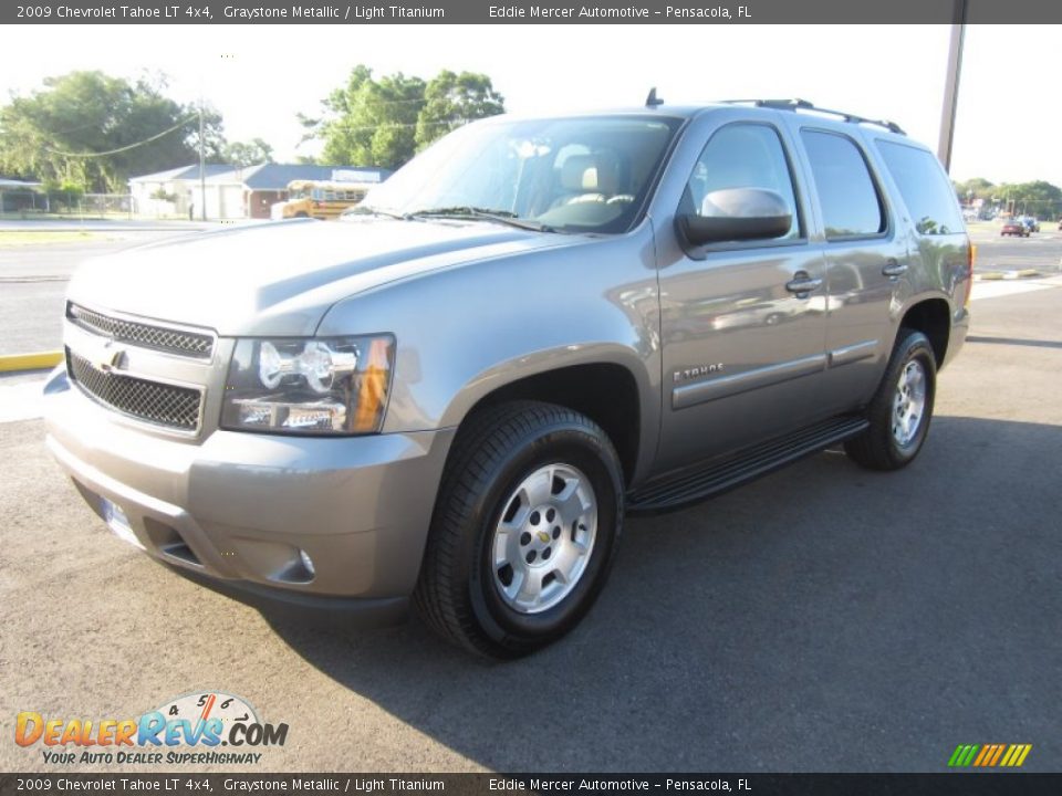 2009 Chevrolet Tahoe LT 4x4 Graystone Metallic / Light Titanium Photo #13