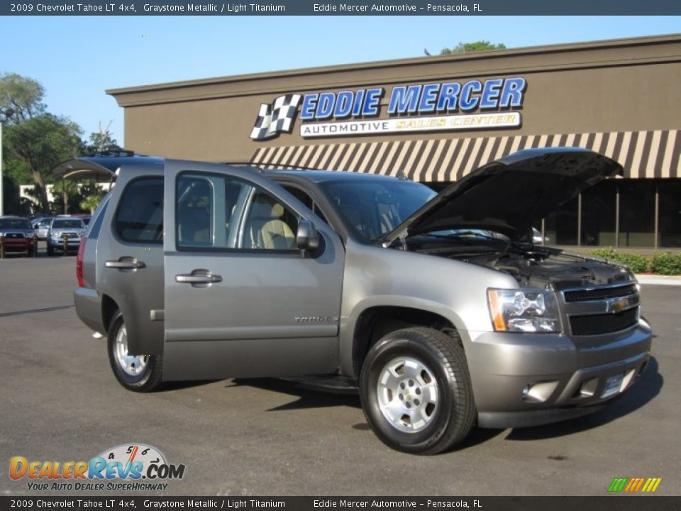 2009 Chevrolet Tahoe LT 4x4 Graystone Metallic / Light Titanium Photo #19